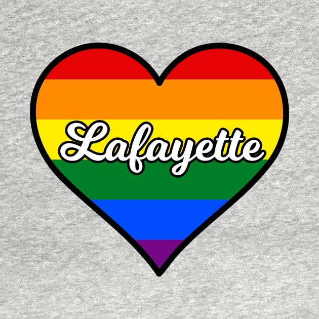 Lafayette Louisiana Gay Pride Heart by fearcity